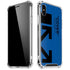 Black and Blue Arrows iPhone X/XS Clear Case