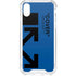 Black and Blue Arrows iPhone XS Clear Case