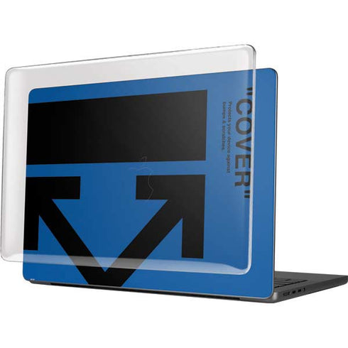 Black and Blue Arrows MacBook Pro 14in (2021-24) Case plus Skin