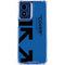 Black and Blue Arrows Moto G Play 4G (2024) Clear Case