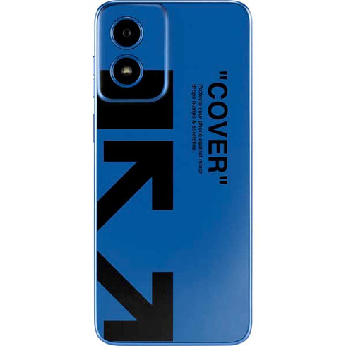 Black and Blue Arrows Moto G Play 4G (2024) Skin