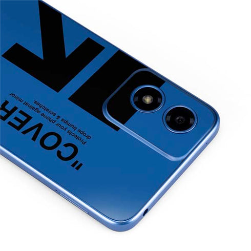 Black and Blue Arrows Moto G Play 4G (2024) Skin