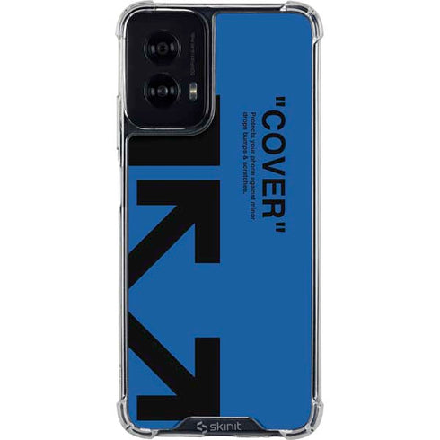 Black and Blue Arrows Moto G Power 5G (2024) Clear Case