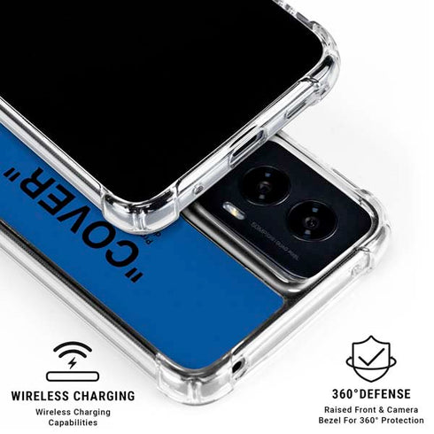 Black and Blue Arrows Moto G Power 5G (2024) Clear Case