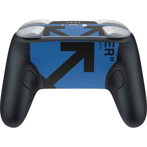 Black and Blue Arrows Nintendo Switch 2 (2025) Pro Controller Skin