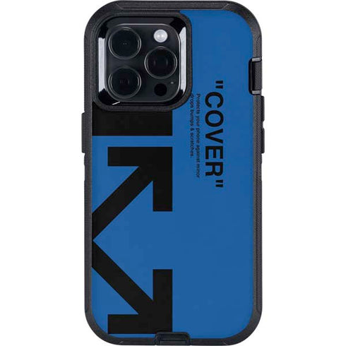 Black and Blue Arrows Otterbox Defender iPhone Skin