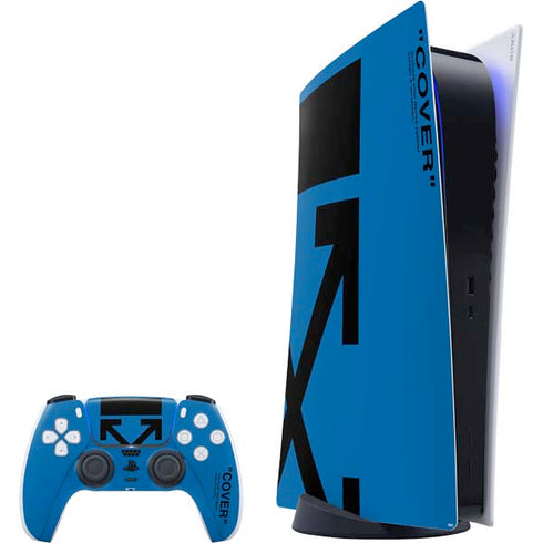 Black and Blue Arrows PlayStation PS5 Skins