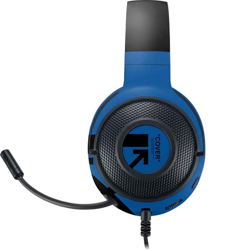 Black and Blue Arrows Razer Kraken X Skin