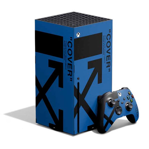 Black and Blue Arrows Xbox Series X Skins