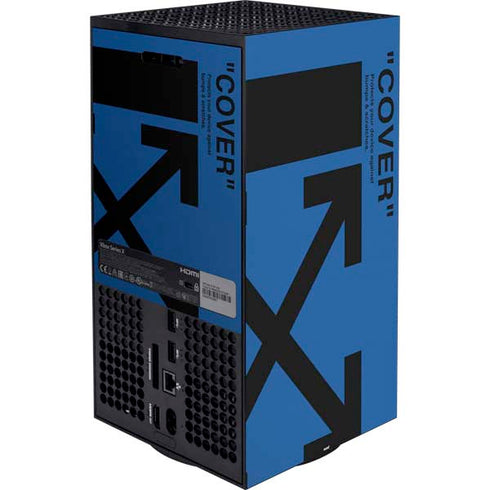 Black and Blue Arrows Xbox Series X Bundle Skin
