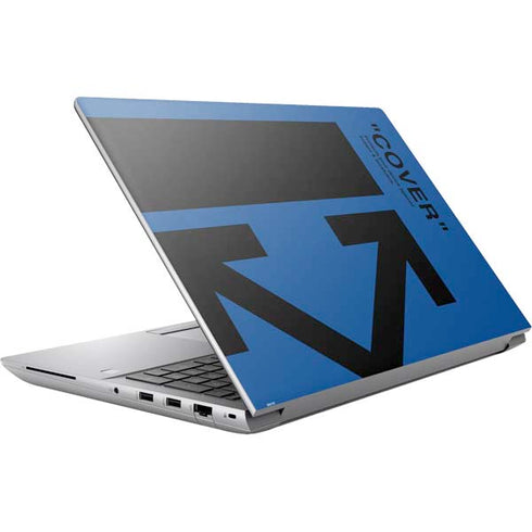 Black and Blue Arrows HP ZBook Fury 16 G10 Skin