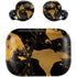 Black and Gold Scattered Marble Amazon Echo Buds Skin