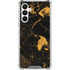 Black and Gold Scattered Marble Galaxy A16 5G Clear Case