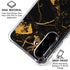 Black and Gold Scattered Marble Galaxy A36 5G Clear Case