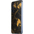 Black and Gold Scattered Marble Galaxy A55 5G Skin