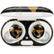 Black and Gold Scattered Marble Galaxy Buds Plus Skin