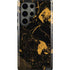 Black and Gold Scattered Marble Galaxy S23 Ultra Pro Case