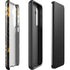 Black and Gold Scattered Marble Galaxy S25 Impact Case