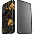 Black and Gold Scattered Marble Galaxy S25 Impact Case