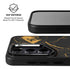 Black and Gold Scattered Marble Galaxy S25 Kickstand Case