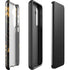 Black and Gold Scattered Marble Galaxy S25 Plus Impact Case