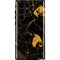 Black and Gold Scattered Marble Galaxy Cases