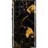 Black and Gold Scattered Marble Galaxy Cases