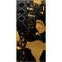Black and Gold Scattered Marble Galaxy S25 Ultra Skin