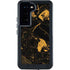 Black and Gold Scattered Marble Galaxy S24 Waterproof Case