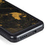 Black and Gold Scattered Marble Galaxy S24 Waterproof Case