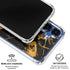 Black and Gold Scattered Marble Galaxy S25 FE Clear Case