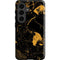 Black and Gold Scattered Marble Galaxy S26 Impact Case