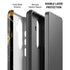 Black and Gold Scattered Marble Galaxy S26 Impact Case