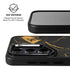 Black and Gold Scattered Marble Galaxy S26 Kickstand Case