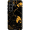 Black and Gold Scattered Marble Galaxy S26 Plus Impact Case