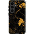 Black and Gold Scattered Marble Galaxy S26 Plus Impact Case