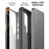 Black and Gold Scattered Marble Galaxy S26 Ultra Impact Case