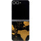 Black and Gold Scattered Marble Galaxy Z Flip6 Skin
