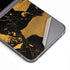 Black and Gold Scattered Marble Galaxy Z Flip6 Skin