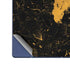 Black and Gold Scattered Marble Galaxy Z Fold6 Skin