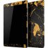Black and Gold Scattered Marble iPad Skins