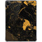 Black and Gold Scattered Marble iPad Pro 11in (2024) Clear Case
