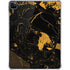 Black and Gold Scattered Marble iPad Pro 11in (2024) Clear Case