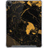 Black and Gold Scattered Marble iPad Cases