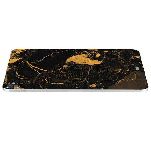 Black and Gold Scattered Marble iPad Pro 13in M4 (2024) Skin