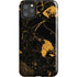 Black and Gold Scattered Marble iPhone Cases