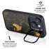 Black and Gold Scattered Marble iPhone 13 Kickstand Case