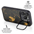 Black and Gold Scattered Marble iPhone 15 Pro Max Kickstand Case