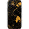 Black and Gold Scattered Marble iPhone 16 Plus Skin
