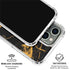 Black and Gold Scattered Marble iPhone 16 Pro Clear Case